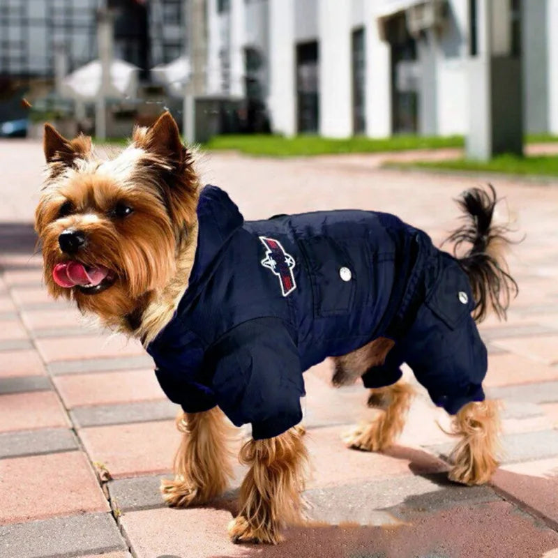 Winter Dog Hooded Waterproof Coats