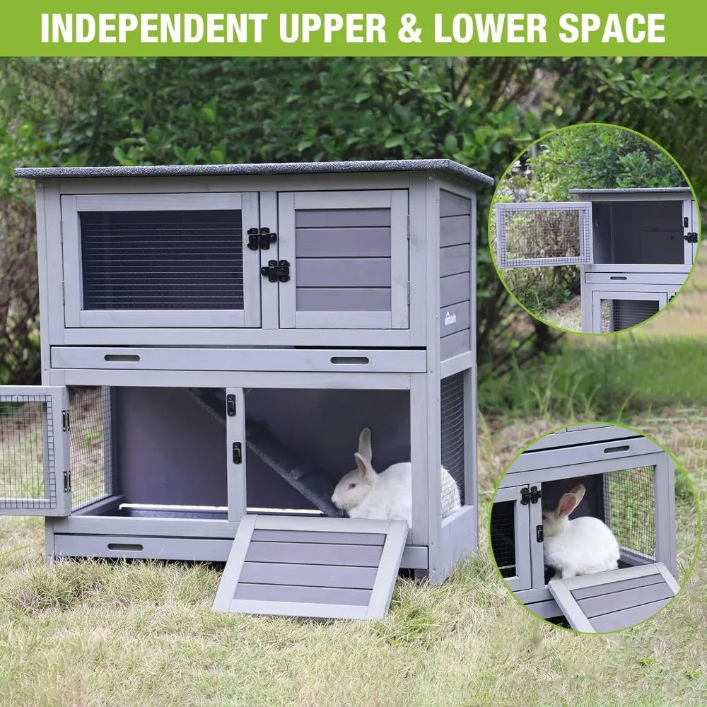 Rabbit Hutch Guinea Pig Cage Indoor