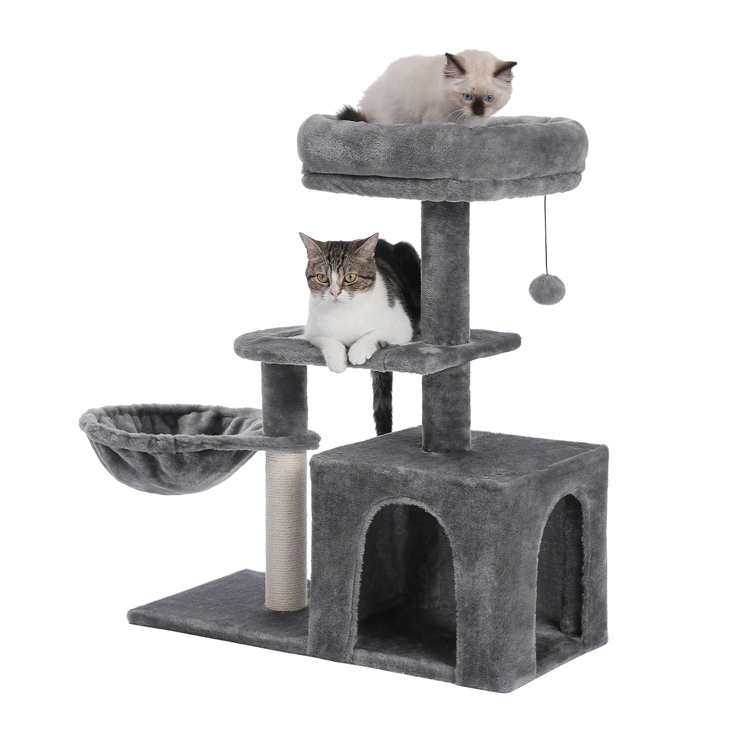 Small Cat Tree Condo Cozy Hummock