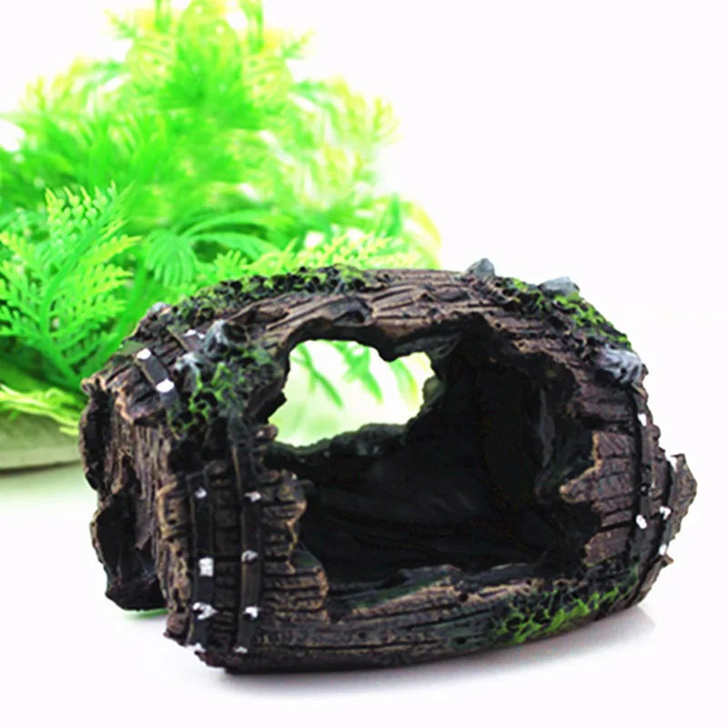 Aquarium Barrel Cave Resin For Fish Tank