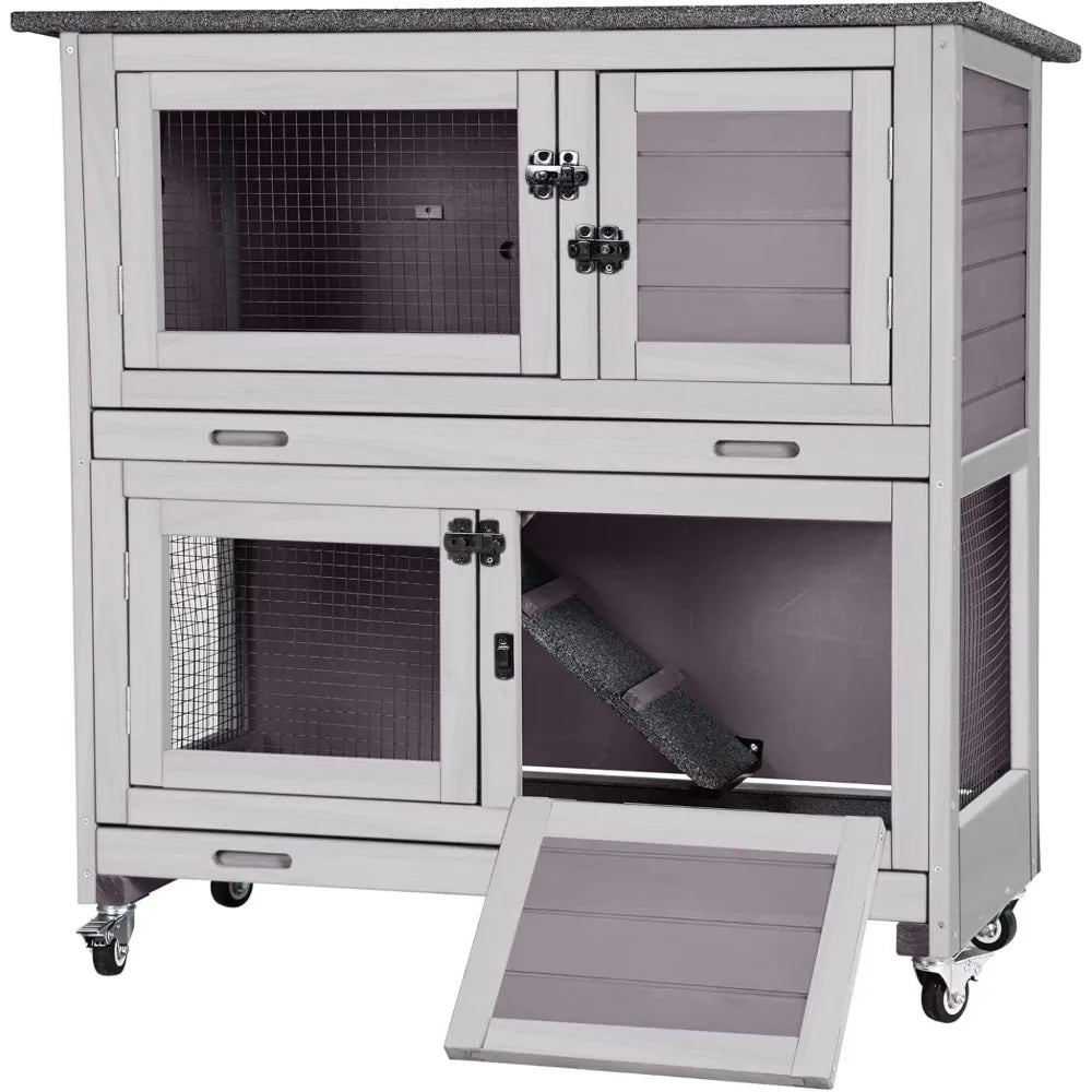 Rabbit Hutch Guinea Pig Cage Indoor
