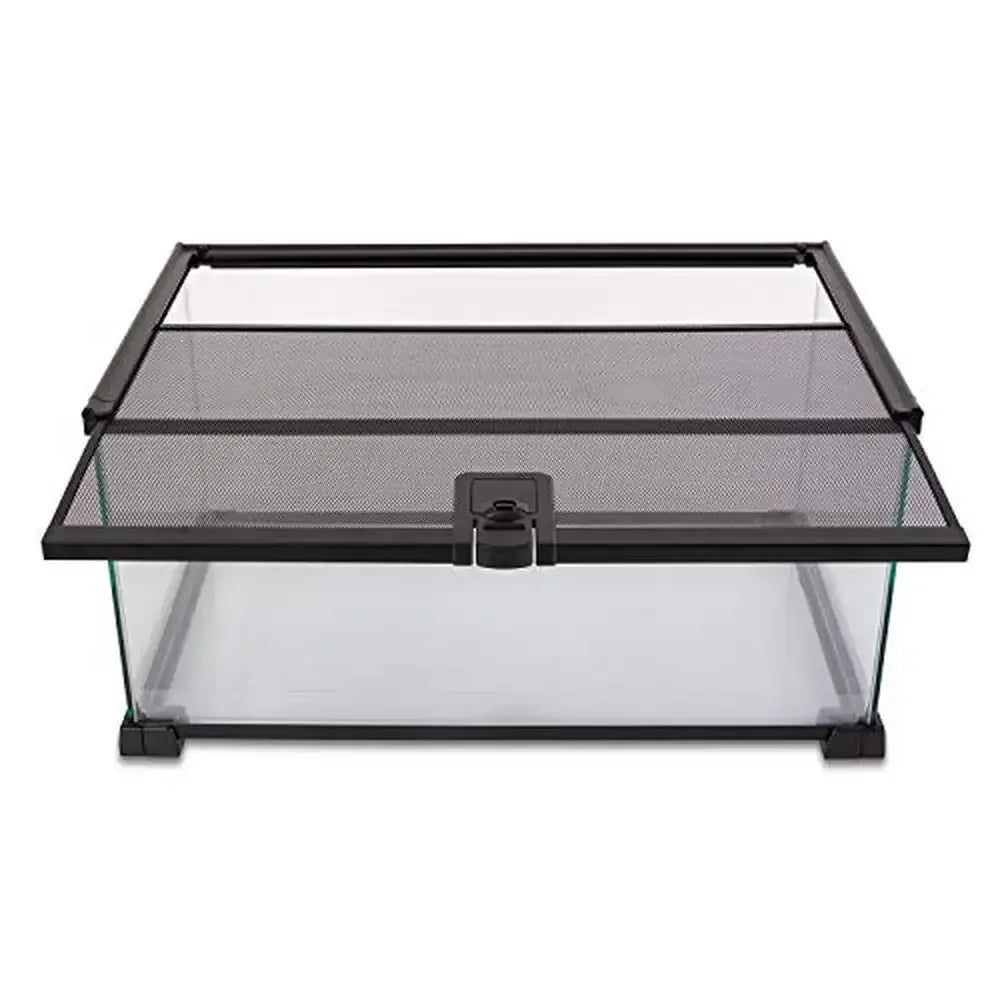 10 Gallon Glass Terrarium Sliding Screen Top tank