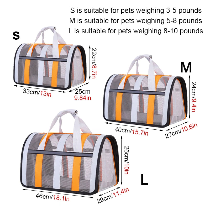 Breathable Cat outing Bag, all small animals