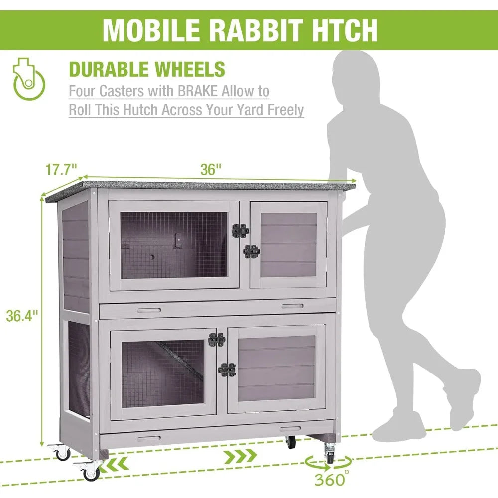 Rabbit Hutch Guinea Pig Cage Indoor