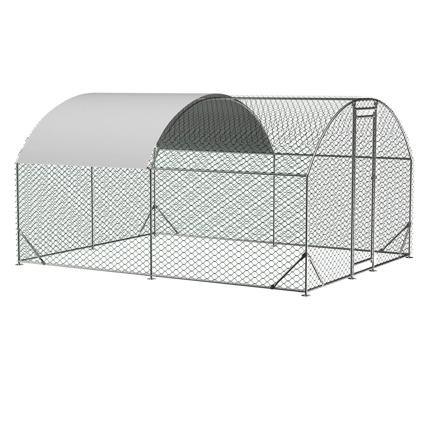 Large Chicken Coop Metal Waterproof Walk-in