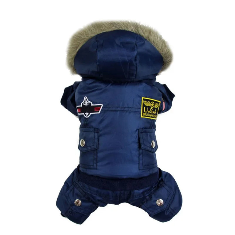 Winter Dog Hooded Waterproof Coats
