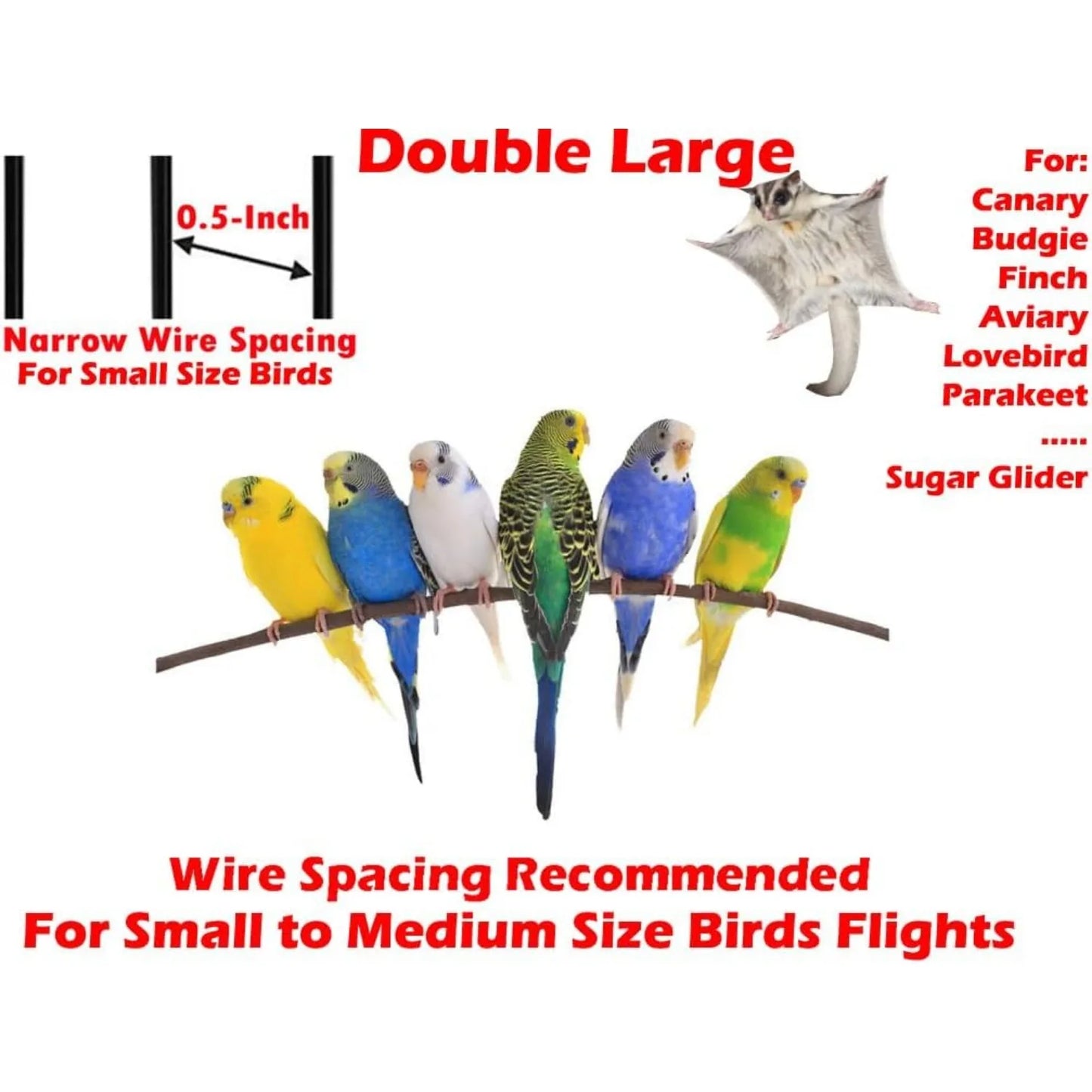 Tree house Double Bird cage