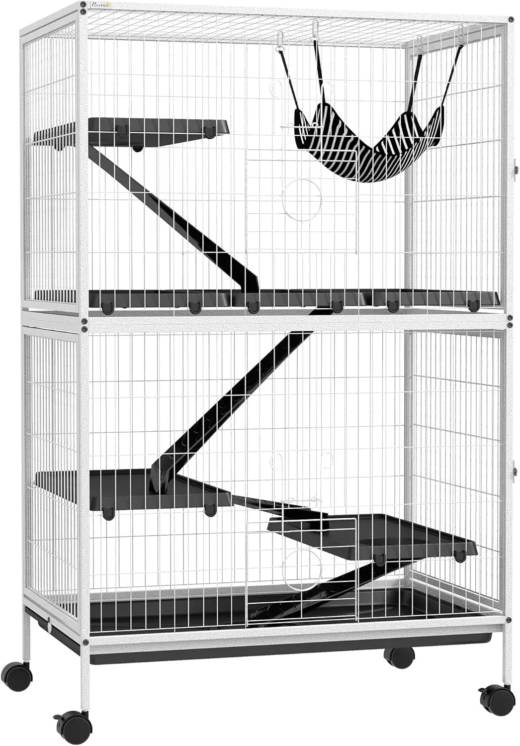 50" 5-Tier Small Animal Cage, Ferret Cage, Large Chinchilla