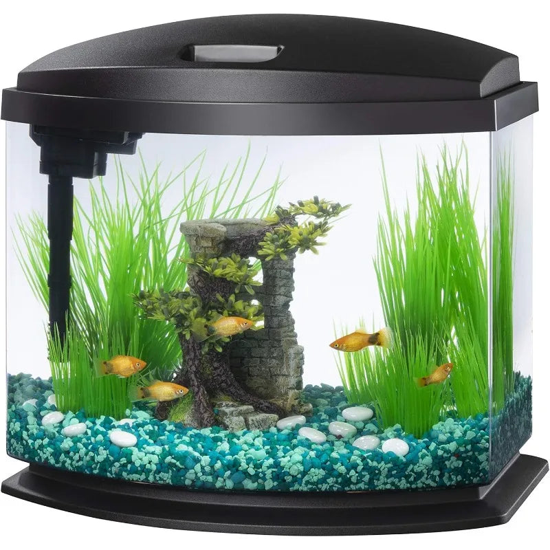 LED Small Aquarium Fish Tank SmartClean 5 Gallon