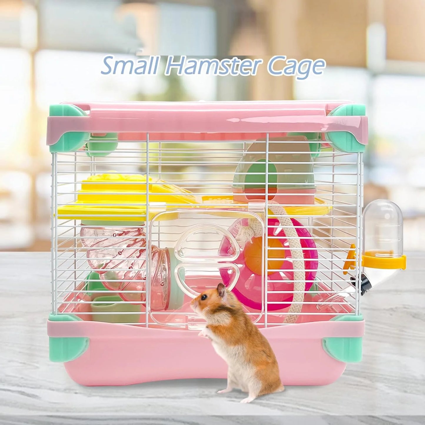 Portable Hamster Cage Travel Cage