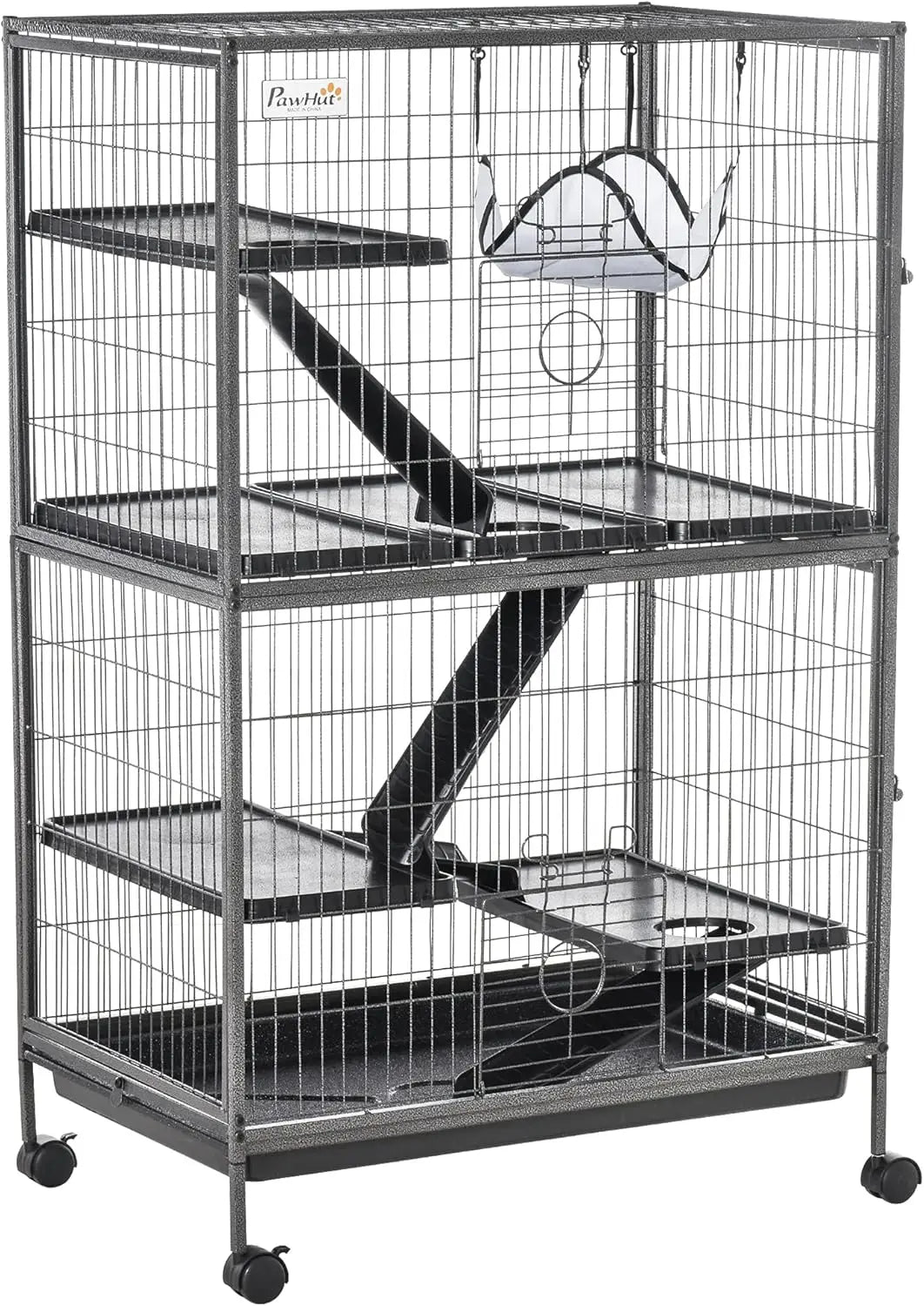 50" 5-Tier Small Animal Cage, Ferret Cage, Large Chinchilla
