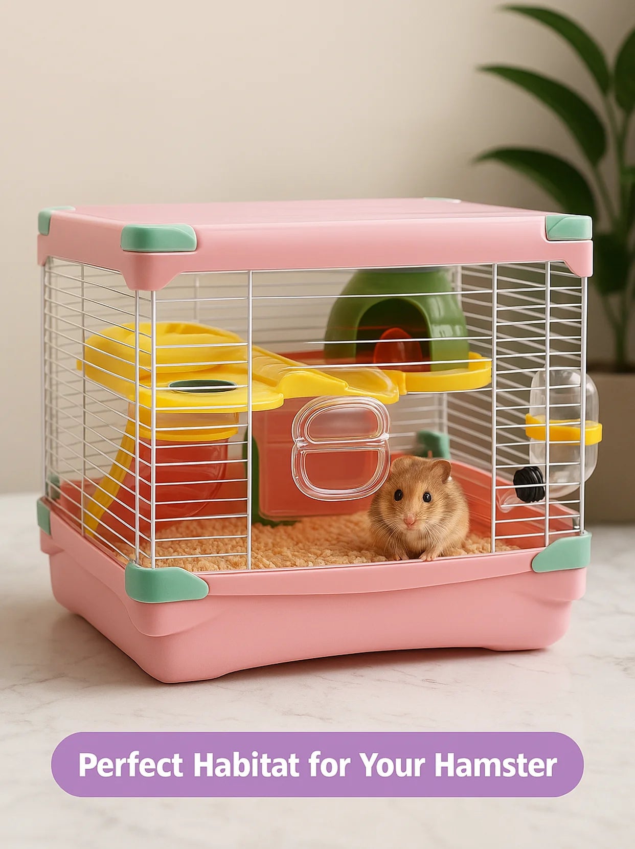 Portable Hamster Cage Travel Cage