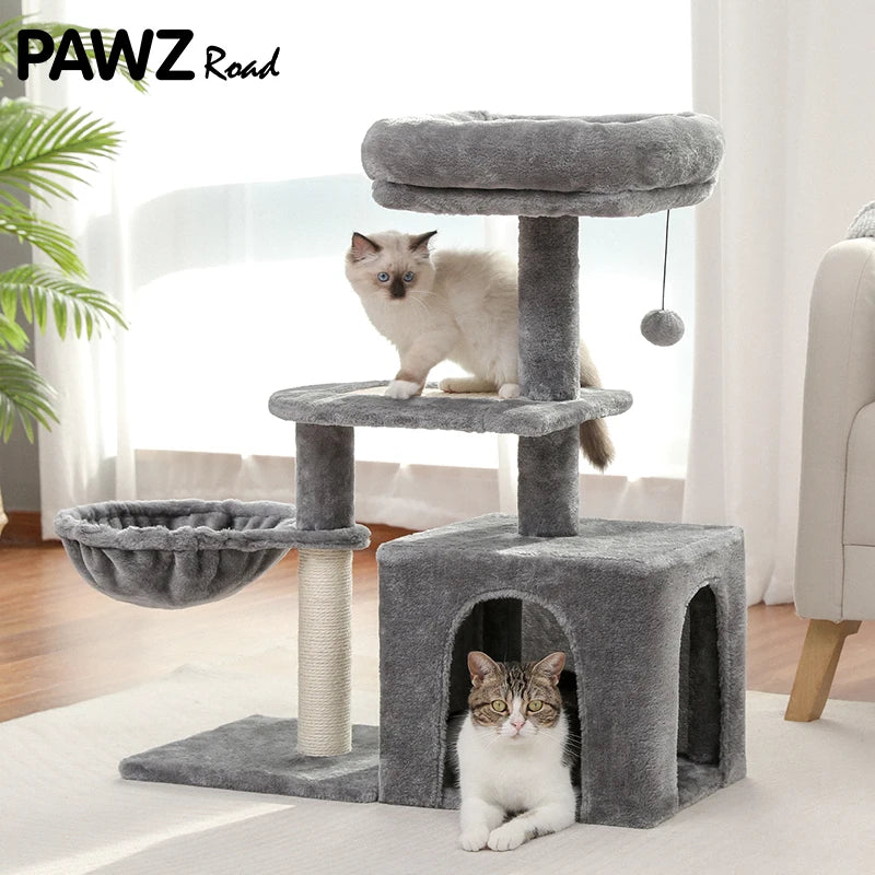 Small Cat Tree Condo Cozy Hummock