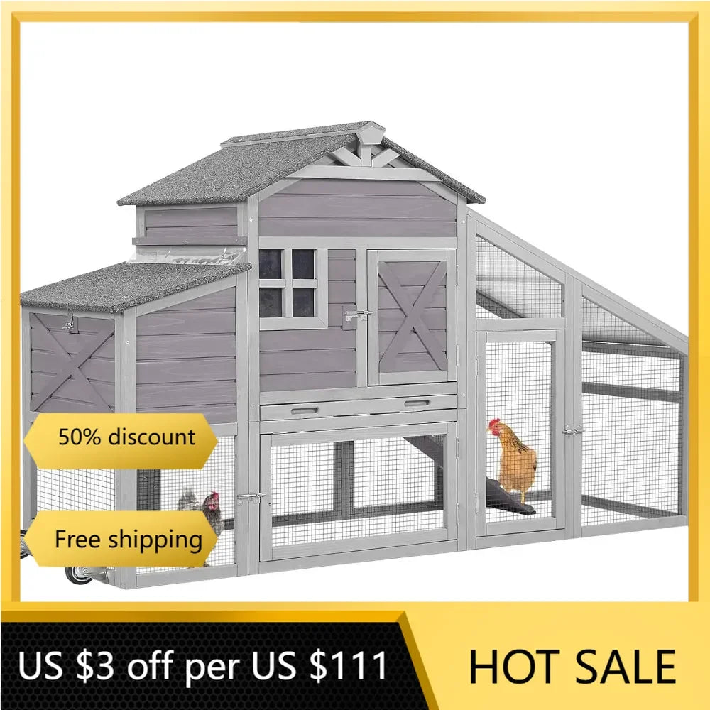 Chicken Coop Outdoor ,UV Proof Roof
