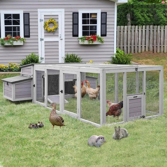 103" Large Chicken Coop for 4-6 Chickens