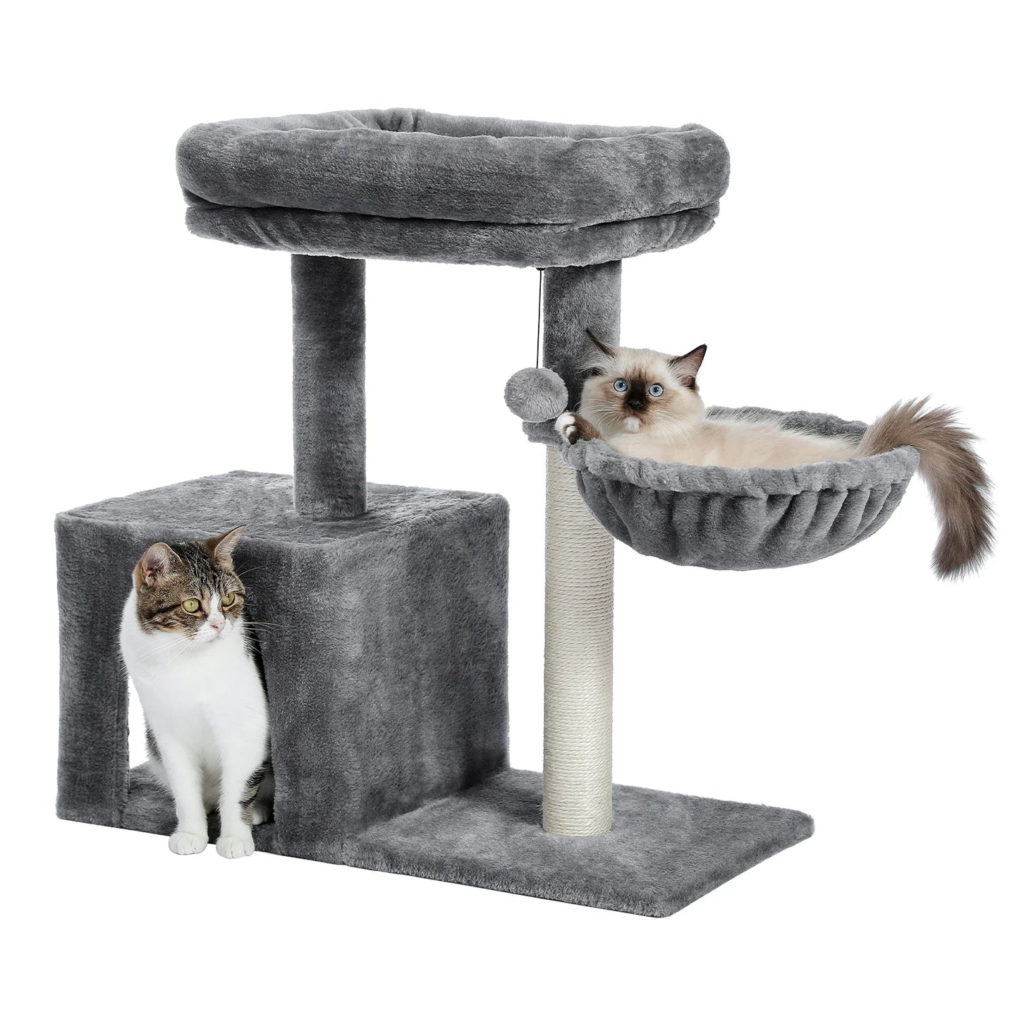 Small Cat Tree Condo Cozy Hummock